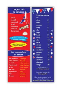 French Days & Numbers Bookmark